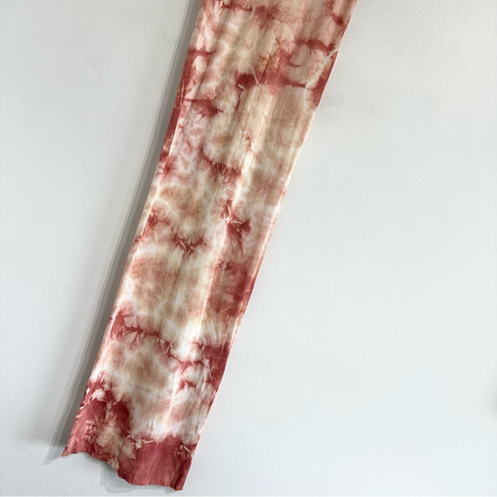ENZA COSTA Silk Rib Tank Midi Dress in Adobe Ionic fitted tie dye - Picture 5 of 9